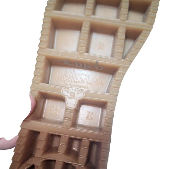 MELISSA EUC WOMENS SZ 6.5 PUZZLE FLATS SHOES - Picture 7 of 9